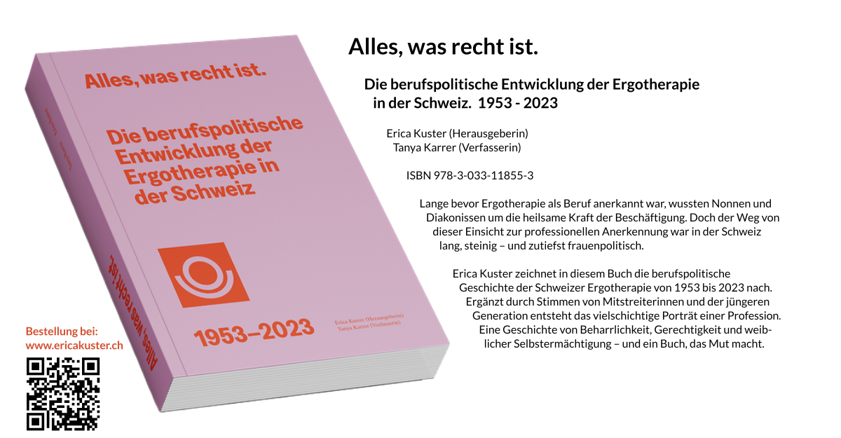 Alles, was recht ist. Ergotherapie in der Schweiz. Buch bestellen